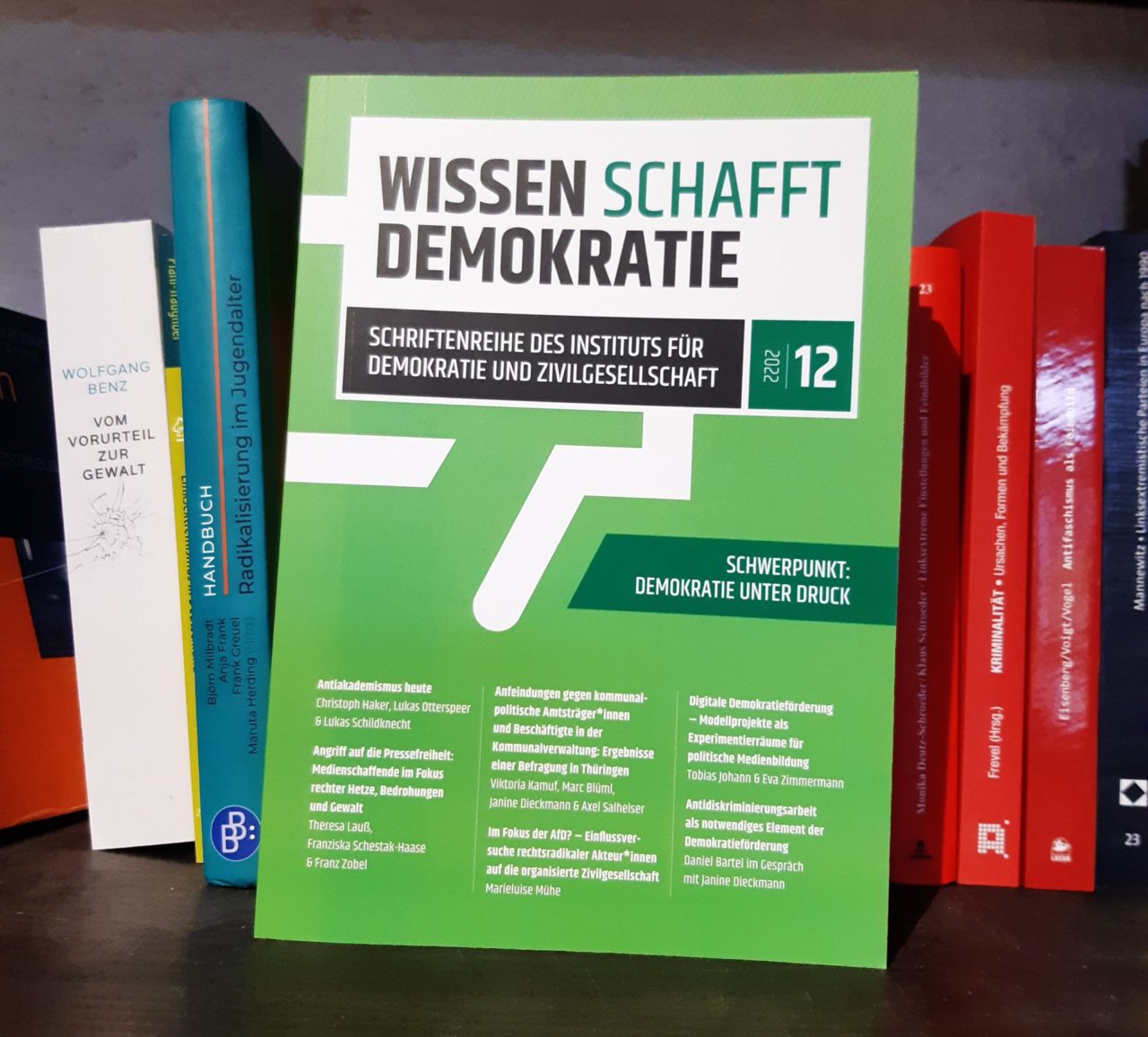 Beitrag in der neuesten Ausgabe „Wissen schafft Demokratie“